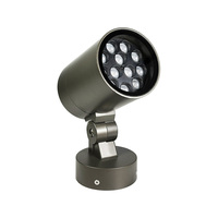 Projecteur LED COB extérieur AC 36W avec lentille premium, en aluminium robuste, à faisceau étroit, pour l'éclairage d'accentuation des piliers de bâtiment