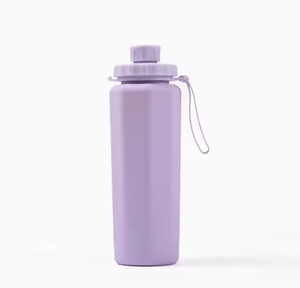 Silicone Sports Kettle, Portable, Anti Drop, High Temperature Resistant, Foldable, Food Grade Silicone Water <b>Cup</b> - Product Image 6