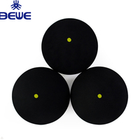 Balles de squash professionnelles à faible MOQ en gros, à vitesse lente, avec un seul point jaune