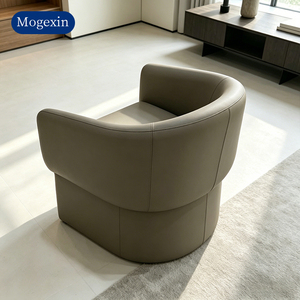Modern <b>Upholstered</b> Dining <b>Chairs</b> Set Grey Fabric Accent <b>Chairs</b> for Restaurant Hotel Use - Product Image 3