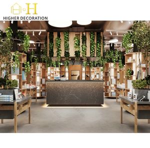 Estantería Metálica Personalizada para Libros, Estanterías Móviles para Librerías, Mostrador de Recepción para Tiendas - Product Image 3