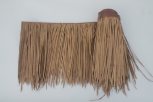 Bán Buôn Giá Rẻ Đa Màu Sắc Mô Phỏng Thatch Palm Bãi Biển Ô Với Đồng Bằng Mái Ngói Bãi Biển Palm Tatched Lá Thatch - Product Image 3