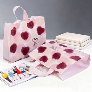 Custom Flexo Print Plastic <b>Tote</b> <b>Bags</b>, Customizable Waterproof Shopping <b>Bags</b> for Garment, Cosmetics & Party Gift Packaging - Product Image 4