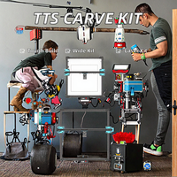 Kit de cadre pour graveur laser TWOTREES TTS Carve 60x60/42x40cm pour machines CNC de bureau - Kit d'extension amélioré