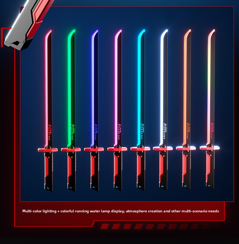 Espada láser Spark - Inflamación roja [Caja de color larga de 80 cm]