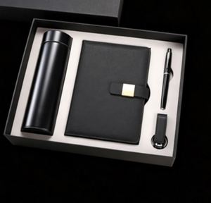 Nouvel ensemble cadeau de carnet A5 personnalisé, carnet de haute qualité avec boîte cadeau et stylos, carnet personnalisé avec logo USB - Product Image 3