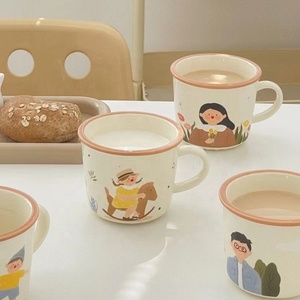 Vente chaude <span class=keywords><strong>personnalisé</strong></span> mignon tasses tasse à café en céramique fine haute qualité <span class=keywords><strong>famille</strong></span> dessin animé tasses - Product Image 5
