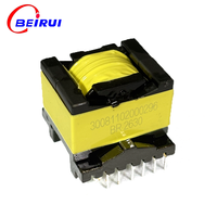Transformateur Flyback à Commutation Haute Fréquence Personnalisé à Broches Verticales pour Alimentation Industrielle, Chargeur de Batterie, Fil de Cuivre, Ferrite