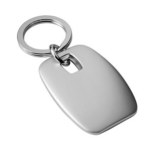 Llavero de Aleación con Mosquetón Cuadrado de Metal, Impresión Offset, Logotipo Personalizado, de Zinc para Llaves - Product Image 1