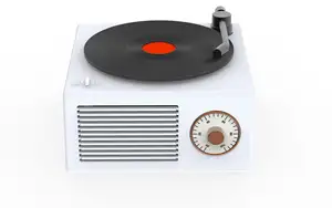 KINGSTAR müzik kayıt oyuncu Vintage kablosuz Retro 3D Stereo FM hoparlör