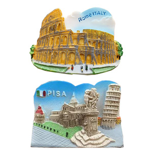 Personnalisé résine MDF monument italien tour penchée Pise tourisme commémoration marocain espagnol décoration artisanat aimants pour réfrigérateur - Product Image 2