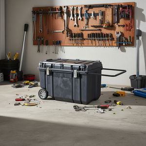 Contenedor de Almacenamiento de Herramientas con Ruedas y Asa FATMAX, Tipo Bañera con Ruedas, 233 Litros - Product Image 3