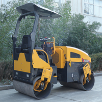 Compacteur vibrant à double tambour de 3 tonnes de marque chinoise, moteur Changchai, modèle SL30H, système entièrement hydraulique, pompe Huade