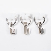 Accessoires de rideaux : Rail de rideau simple en acier style shabby chic nickel/or CH3202