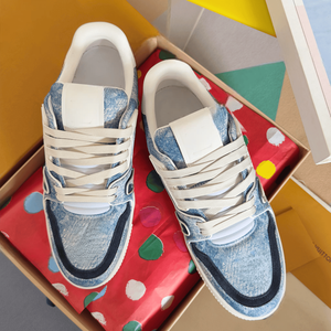 Chaussures de sport et de loisirs tendance, nouvelle collection, très vendues, confortables et respirantes, en tissu denim lavé à texture riche - Product Image 3