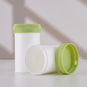 Lege witte plastic pil-vitaminefles met afscheurbare dop voor gedroogd fruit, muntgranulaat, probiotica poeder, capsuleverpakking 150CC - Product Image 2