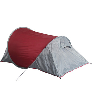 Factory Direct 2-Person Boat-Shaped Single Four-Season Lightweight Foldable Auto <b>Pop</b>-<b>Up</b> Camping <b>Tent</b> OEM/ODM 190T Polyester - Product Image 1