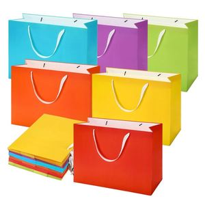 Bolsa de Compras de Cartón Kraft Personalizada, Hecha a Mano, Reciclable, Ecológica, Biodegradable, con Asas de Cinta para Cartera - Product Image 6