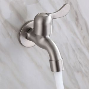 Stainless Steel Basin Faucet Single <b>Handle</b> Deck Mounted Copper Valve Core Industrial Style Single Hole Sink <b>Tap</b> - Product Image 2