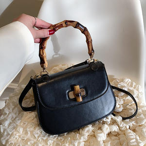 Westal Lady-<span class=keywords><strong>bolso</strong></span> Vintage de bambú para mujer, bandolera de hombro de lujo - Product Image 4