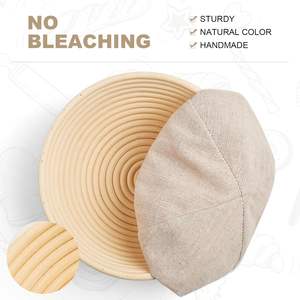 Panier de cuisson naturel de haute qualité pour le pain, outil de guidage pour la préparation de la pâte à pain au levain fermenté et le découpage du levain - Product Image 5