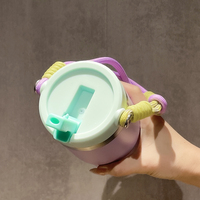 Nuevo Vaso Personalizado de 20 oz con Asa y Pajita, Colores Personalizables, Taza de Agua Personalizada, Vaso de 20 oz, Llegada 2025