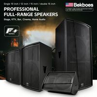 Équipement audio F215+ avec deux haut-parleurs de 15 pouces, amplificateurs, haut-parleur passif, caisson de basses, subwoofer de 15 pouces, haut-parleurs professionnels