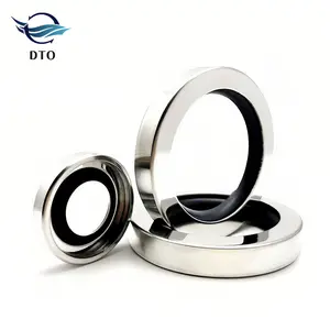 DTO Top Quality Shaft Oil Seal Stainless Oil Seal Steel Ring For Screw Air Compressor PTFE Oil Seal