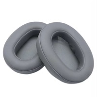 Ensemble d'accessoires PC personnalisés avec logo pour casque SONY WH-XB900N : coussinets supra-auriculaires et bandeau en éponge
