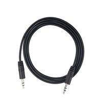 Câble d'extension audio Jack 3,5 mm, connecteur AUX TRS deux canaux, gaine PVC, mâle-mâle, stéréo, pour voiture, paire torsadée