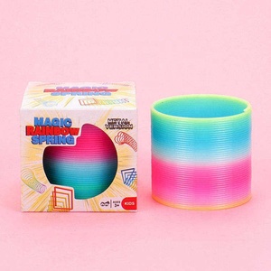 Juguete de Círculo Arcoíris, Juguetes Educativos, Caja de Colores, Venta al por Mayor, Juguete Mágico Slinky para Niños, Círculo de Resorte Clásico de Plástico, Regalo, Círculo de Resorte Mágico - Product Image 5