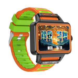 Jam tangan pintar S666, arloji cerdas S666 dengan chip jam profesional, tidak perlu terhubung dengan pengingat telepon, bermain game persegi - Product Image 4