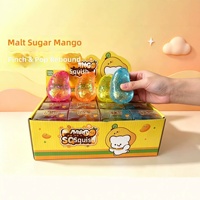 Jouet anti-stress rebondissant transfrontalier TPR Pomme & Mangue avec emballage en boîte