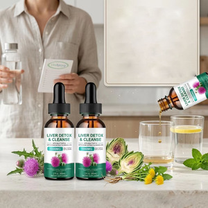 VitaSpring OEM Gotas Líquidas Desintoxicantes para el Hígado, Suplemento Adelgazante de Cardo Mariano, Etiqueta Privada, Gotas Naturales para la Desintoxicación del Hígado - Product Image 3