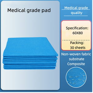 Serviettes de <span class=keywords><strong>lit</strong></span> jetables imperméables matelassées pour l'incontinence et l'énurésie pour les patients adultes et les personnes âgées - Product Image 5