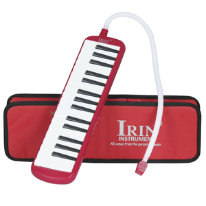 Melódica de <span class=keywords><strong>32</strong></span> <span class=keywords><strong>Teclas</strong></span>, Estilo Piano, con Boquilla, Tubos y Estuche Rígido, Regalo para Niños, Color Rojo - Product Image 1