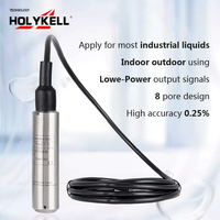 Holykell 4-20mA 0,5-4,5V Edelstahl Industrielle Füllstandmessgeräte