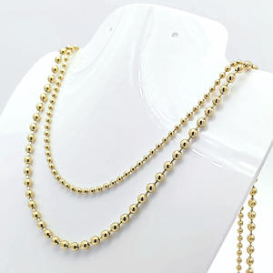 <span class=keywords><strong>Cadena</strong></span> de <span class=keywords><strong>oro</strong></span> sólido de 18K para mujer y <span class=keywords><strong>hombre</strong></span>, collar de <span class=keywords><strong>oro</strong></span> de 2mm y 3mm, a granel, AU750, joyería de moda al por mayor - Product Image 5