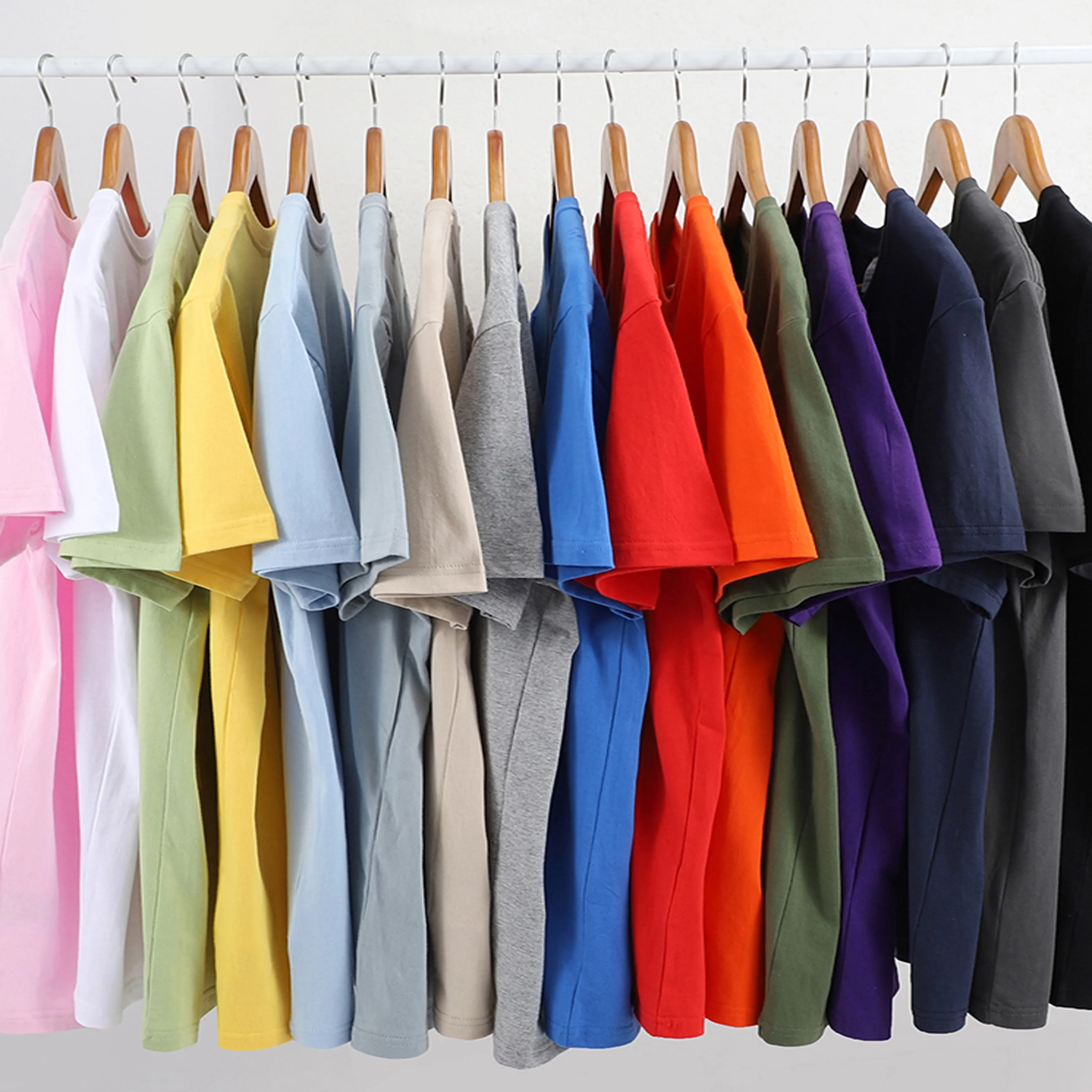 Mens Designer Shirts Blank T Shirt Short Sleeve Mens Plain T-shirts Wholesale Custom Cotton Casual Customized Logo Printing T Shitrts