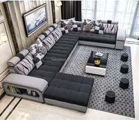 Canapé moderne de bonne qualité pour salon de la chambre à coucher royale de luxe en tissu mobilier sectionnel de l'usine directe