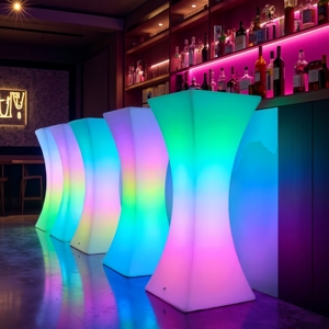 Led <span class=keywords><strong>Table</strong></span> for bar Wedding bar Glowing bar Cadeira Iluminado Night <span class=keywords><strong>Club</strong></span> Móveis Led Cocktail <span class=keywords><strong>Table</strong></span> for Party - Product Image 1
