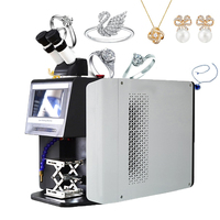 Machine de soudage au laser à fibre portable pour la réparation de bijoux en or miniature de bureau en vente chaude, nouvelle condition