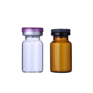 Cổ nhỏ hổ phách rõ ràng <span class=keywords><strong>7ml</strong></span> Chai thủy tinh nhỏ với nắp - Product Image 5
