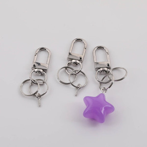 Double Circle Sheep Eye Keychain Metal Hook DIY Jewelry Accessories For Bag Pendant Ornament Material Parts - Product Image 4