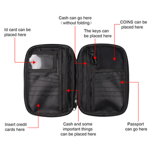 Travel <strong>Passport</strong> Card Wallet Family <strong>Passport</strong> <strong>Holder</strong> RFID Blocking Waterproof Bag <strong>Document</strong> Card Organizer <strong>Holder</strong> for Women Men - Product Image 3