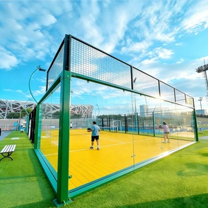 Pelotas de pádel para cancha, canchas de pádel cubiertas resistentes a la intemperie, cancha de pádel estándar, cancha doble de pádel, cancha de pádel americano en venta - Product Image 2