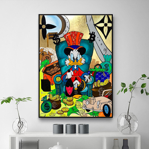 Peintures sur toile, affiches et impressions d'art graffiti, décoration moderne pour salon, Cuadros - Product Image 2