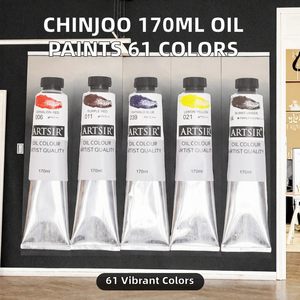 Pinturas al Óleo Profesionales de 170 ml, 61+ Colores, en Envase Suelto para Dibujar en Lienzo, Resistentes a la Luz y Permanentes, Precio de Fábrica - Product Image 2