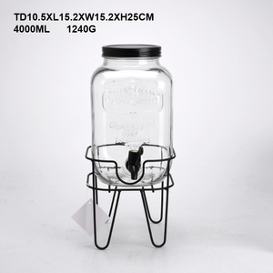 ตู้กดเครื่องดื่มแก้วทรงสี่เหลี่ยมขนาดใหญ่ 4 ลิตร 8 ลิตร พร้อมขาตั้งโลหะ สำหรับน้ำมะนาว <span class=keywords><strong>น้ำส้ม</strong></span> น้ำสังกรี น้ำแข็ง ใช้ในครัว - Product Image 2