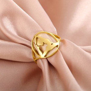 2025 nuovo nello Yoga donne anello in lega anelli da dito moda Fitness sport gioielli amici regalo di compleanno all'ingrosso - Product Image 3